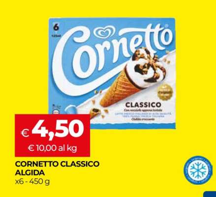 CORNETTO CLASSICO ALGIDA