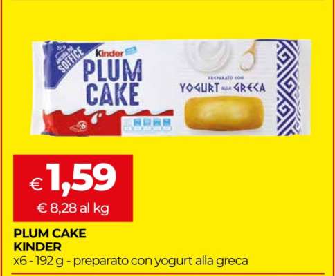 PLUM CAKE KINDER