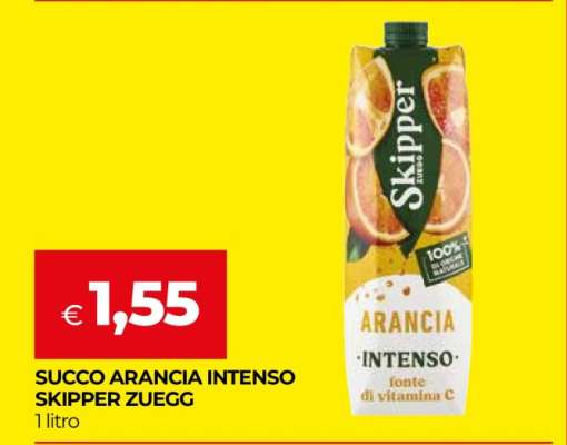 SUCCO ARANCIA INTENSO SKIPPER ZUEGG