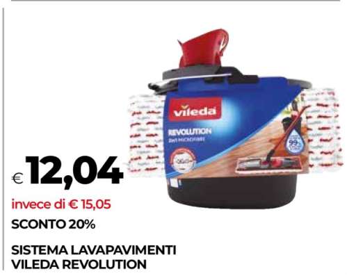 SISTEMA LAVAPAVIMENTI VILEDA REVOLUTION
