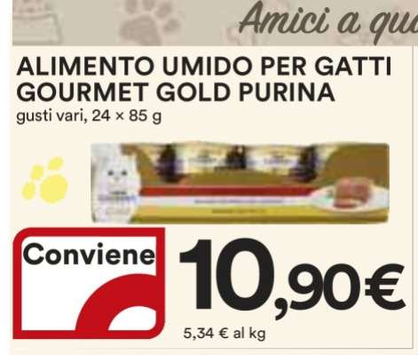 Alimento umido per gatti Gourmet Gold Purina