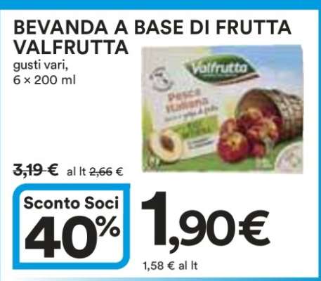 BEVANDA A BASE DI FRUTTA VALFRUTTA