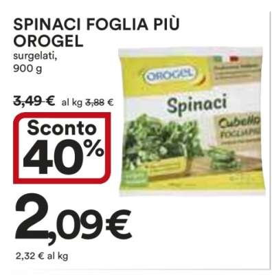 Spinaci Foglia Più Orogel