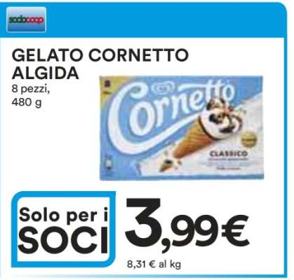 GELATO CORNETTO ALGIDA