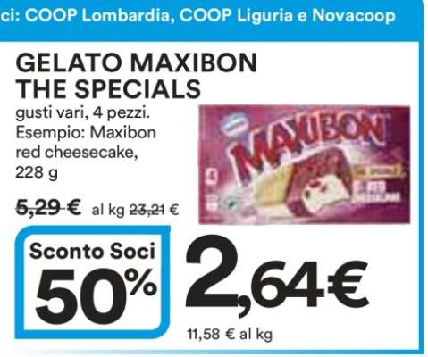 GELATO MAXIBON THE SPECIALS