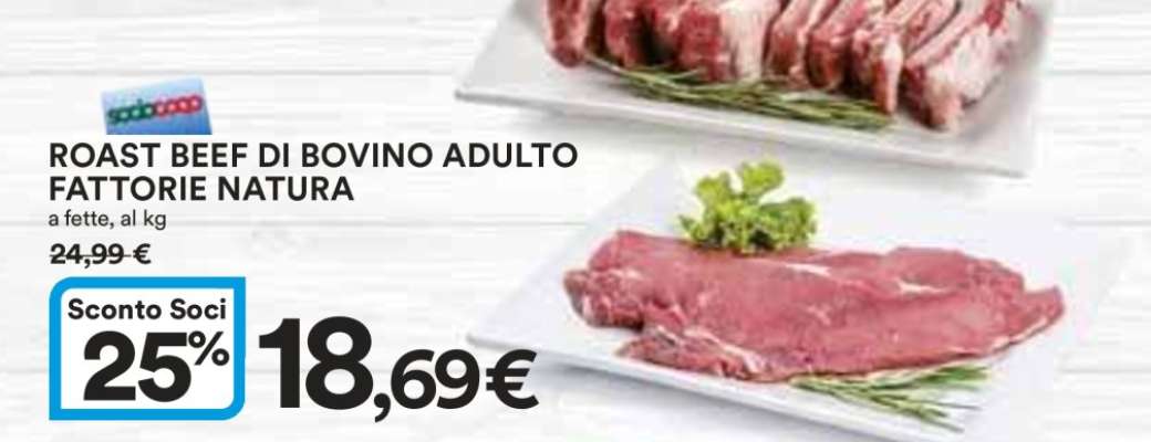 ROAST BEEF DI BOVINO ADULTO FATTORIE NATURA