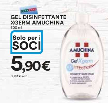 GEL DISINFETTANTE XGERM AMUCHINA