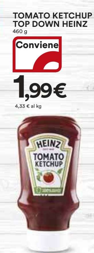 TOMATO KETCHUP TOP DOWN HEINZ