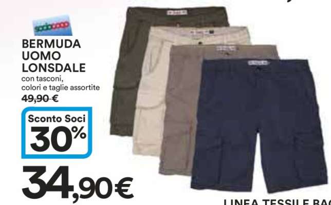 BERMUDA UOMO LONSDALE