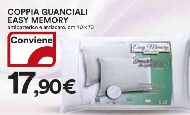 COPPIA GUANCIALI EASY MEMORY