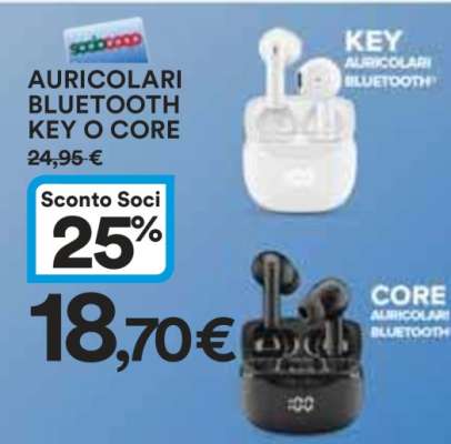 AURICOLARI BLUETOOTH KEY O CORE
