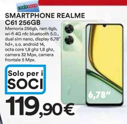 SMARTPHONE REALME C61 256GB