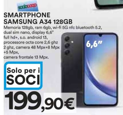 SMARTPHONE SAMSUNG A34 128GB