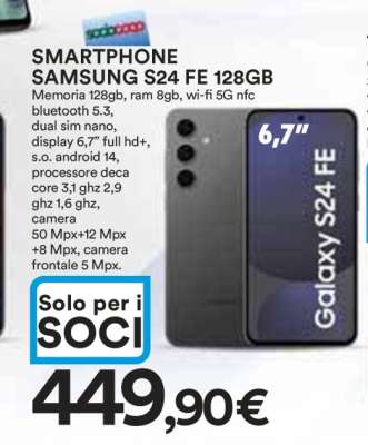 SMARTPHONE SAMSUNG S24 FE 128GB