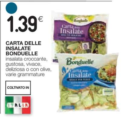 CARTA DELLE INSALATE BONDUELLE