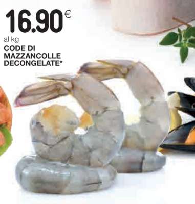 CODE DI MAZZANCOLLE DECONGELATE
