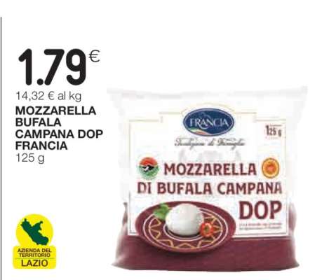 MOZZARELLA BUFALA CAMPANA DOP FRANCIA