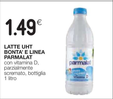 LATTE UHT BONTÀ E LINEA PARMALAT