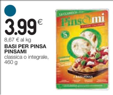 Basi per Pinsa Pinsami