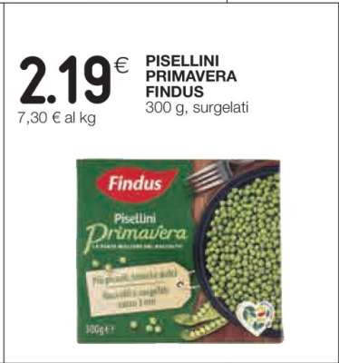 Pisellini Primavera Findus