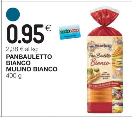 Panbauletto Bianco Mulino Bianco