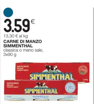 Carne di Manzo Simmenthal