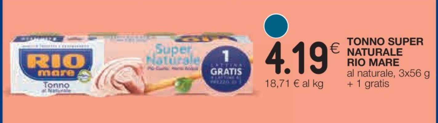 Tonno Super Naturale Rio Mare