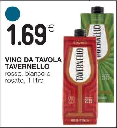 Vino da Tavola Tavernello