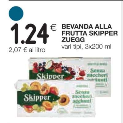 Bevanda alla frutta Skipper Zuegg