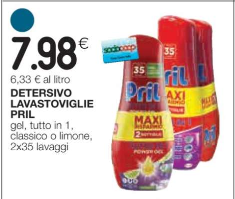 DETERSIVO LAVASTOVIGLIE PRIL
