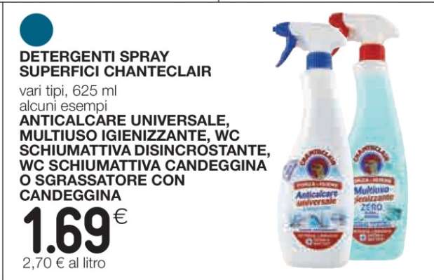 DETERGENTI SPRAY SUPERFICI CHANTECLAIR