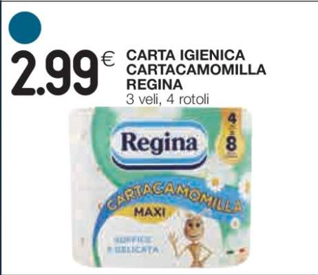 Carta Igienica Cartacamomilla Regina