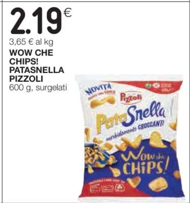 WOW CHE CHIPS! PATASNELLA PIZZOLI