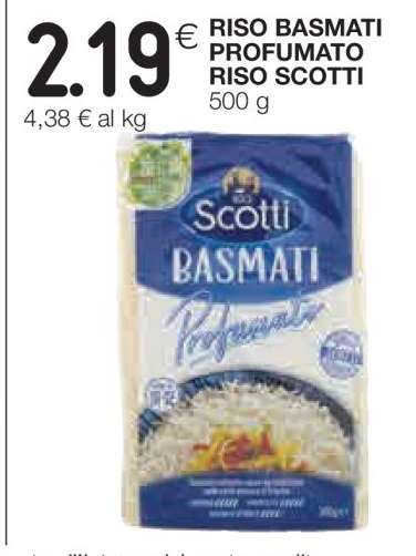 RISO BASMATI PROFUMATO RISO SCOTTI