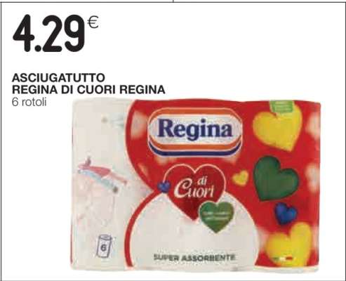 ASCIUGATUTTO REGINA DI CUORI REGINA