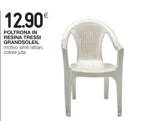 Poltrona in resina Tressi Grandsoleil