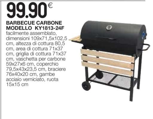 BARBECUE CARBONE MODELLO KY1813-24F