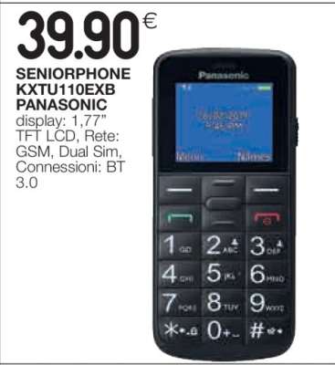 SENIORPHONE KX-TU110EXB PANASONIC