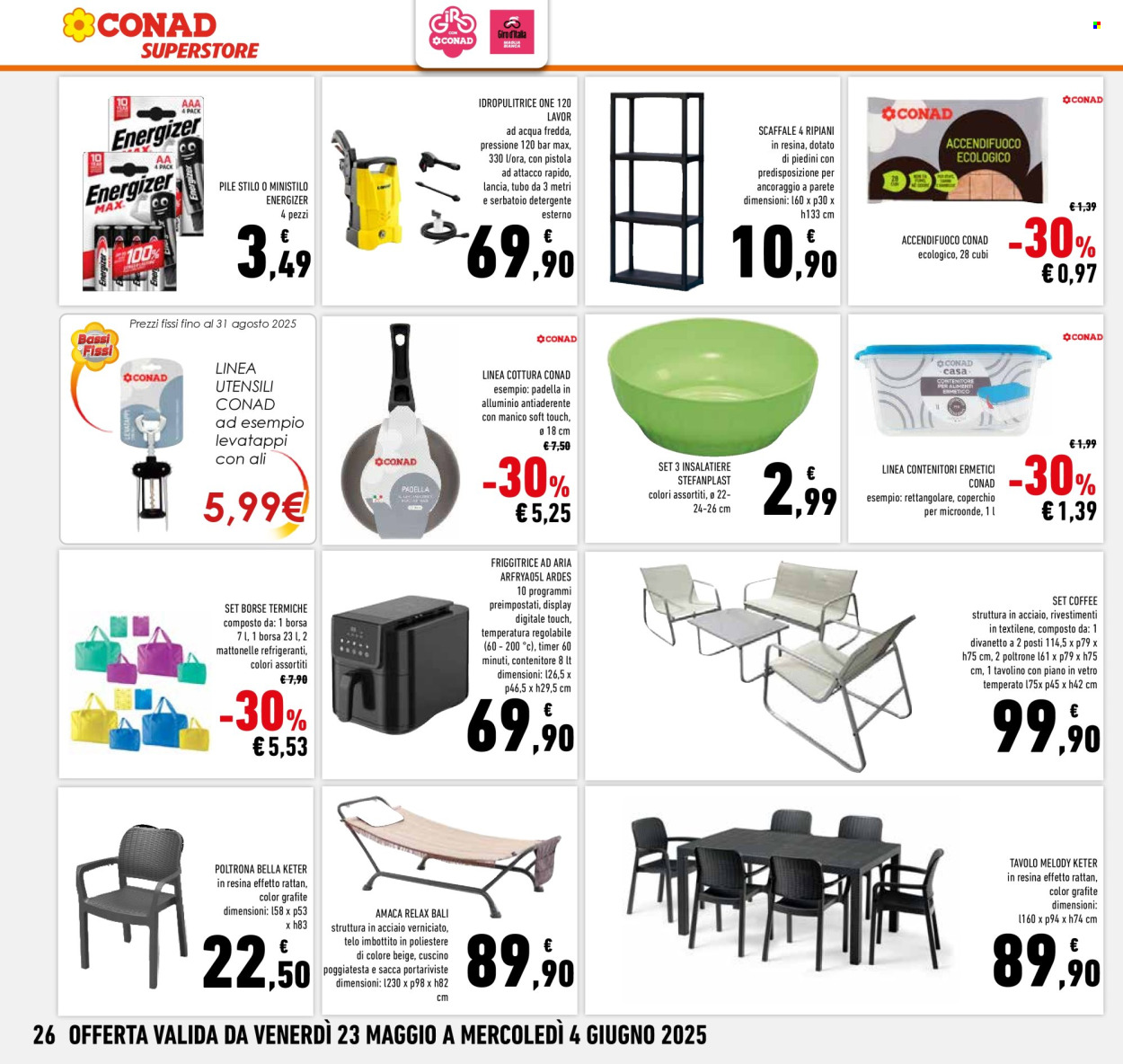 Volantino Conad Superstore - 23/5/2025 - 4/6/2025. Pagina 1
