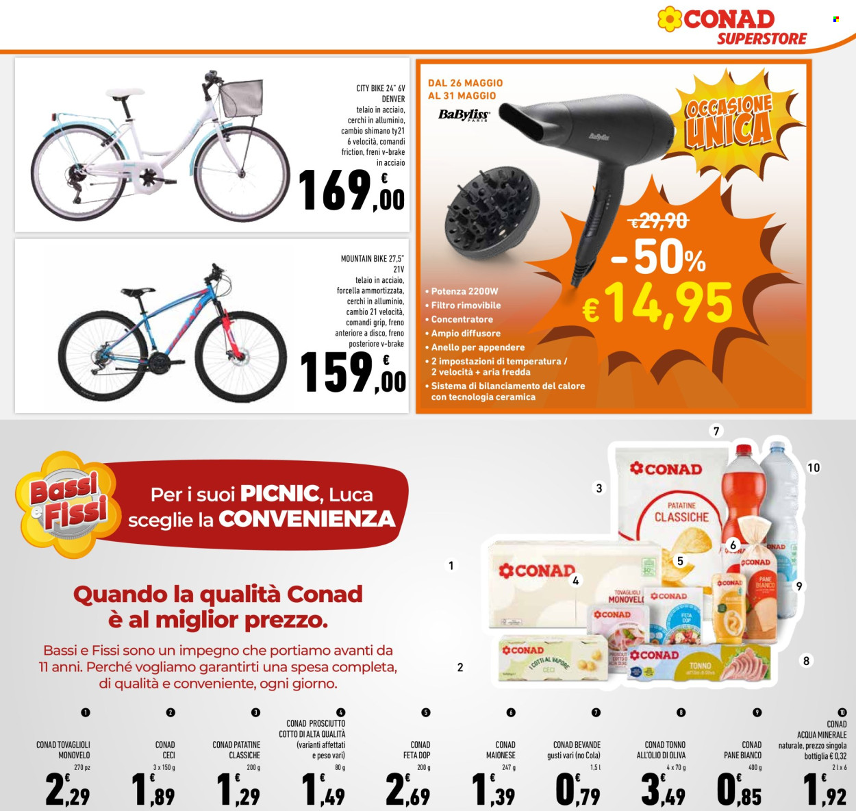 Volantino Conad Superstore - 23/5/2025 - 4/6/2025. Pagina 1