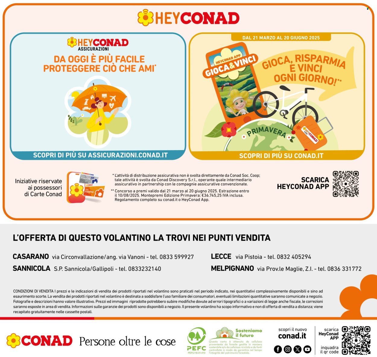 Volantino Conad Superstore - 23/5/2025 - 4/6/2025. Pagina 1
