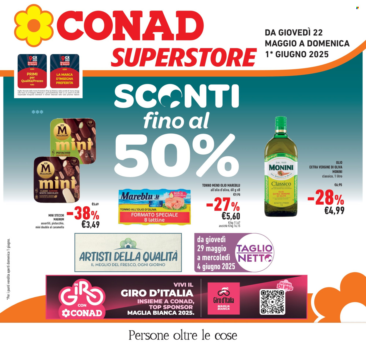 Volantino Conad Superstore - 22/5/2025 - 1/6/2025. Pagina 1
