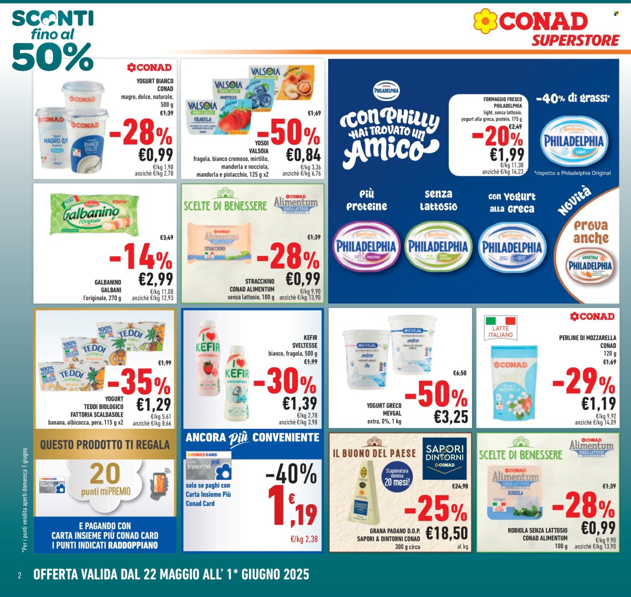 Volantino Conad Superstore - 22/5/2025 - 1/6/2025. Pagina 1