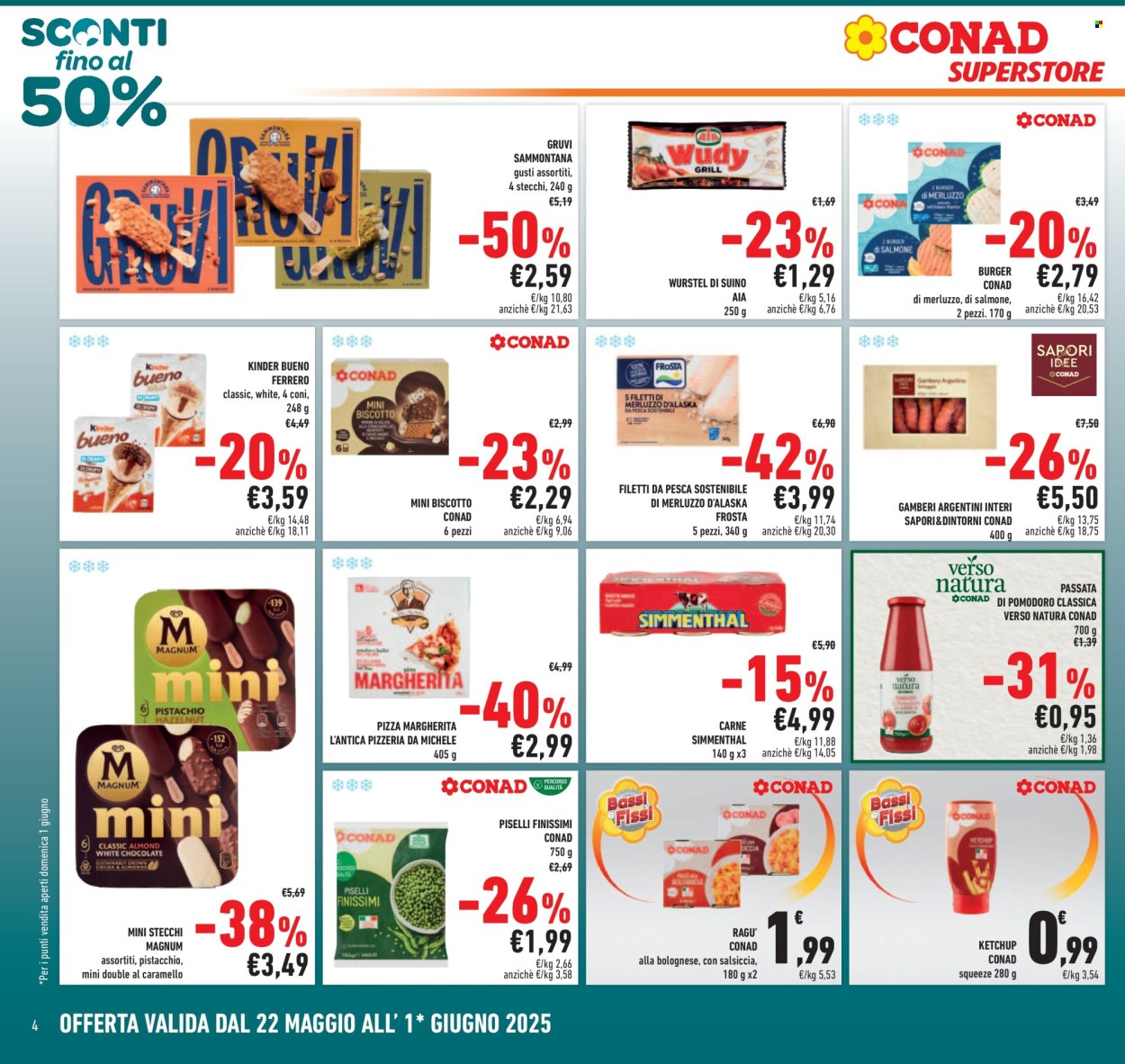 Volantino Conad Superstore - 22/5/2025 - 1/6/2025. Pagina 1