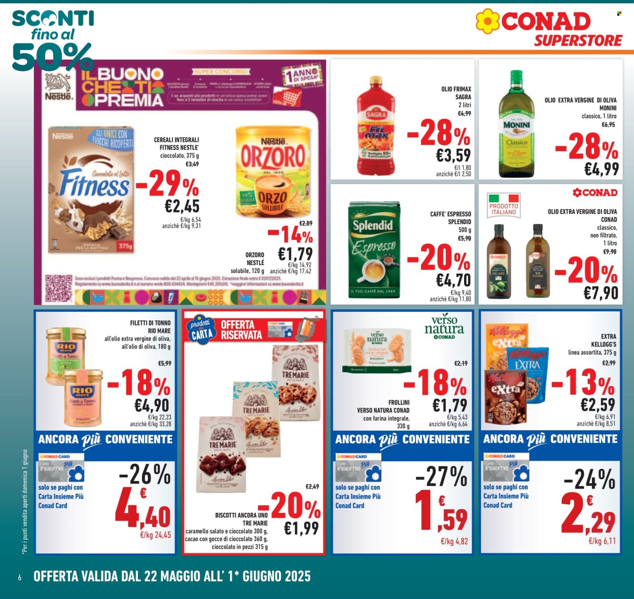 Volantino Conad Superstore - 22/5/2025 - 1/6/2025. Pagina 1