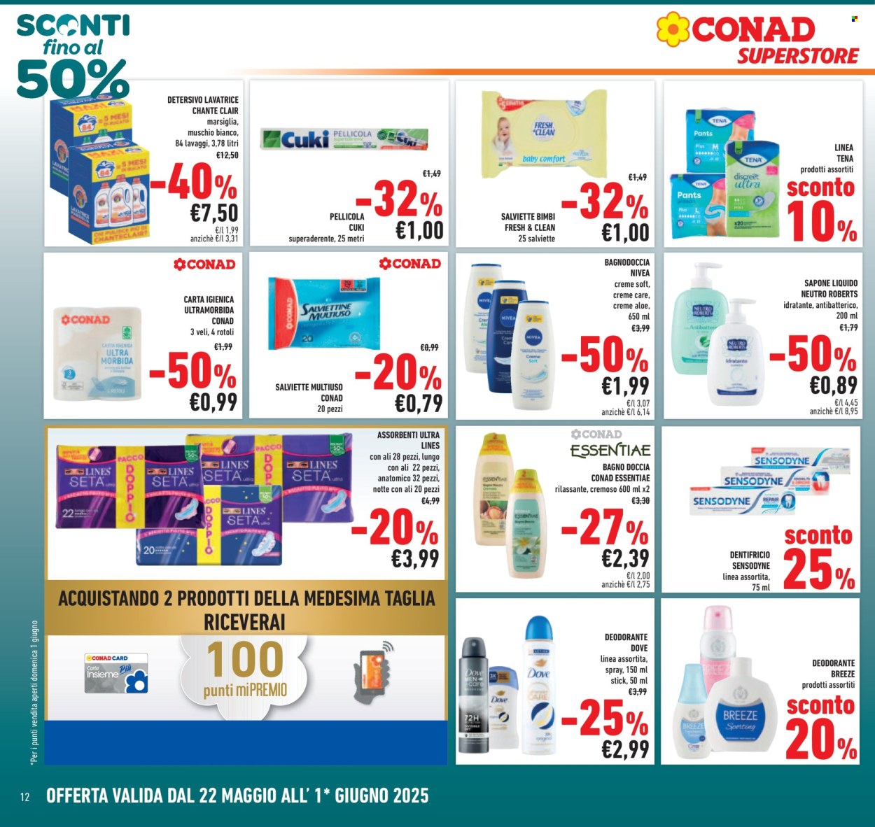 Volantino Conad Superstore - 22/5/2025 - 1/6/2025. Pagina 1