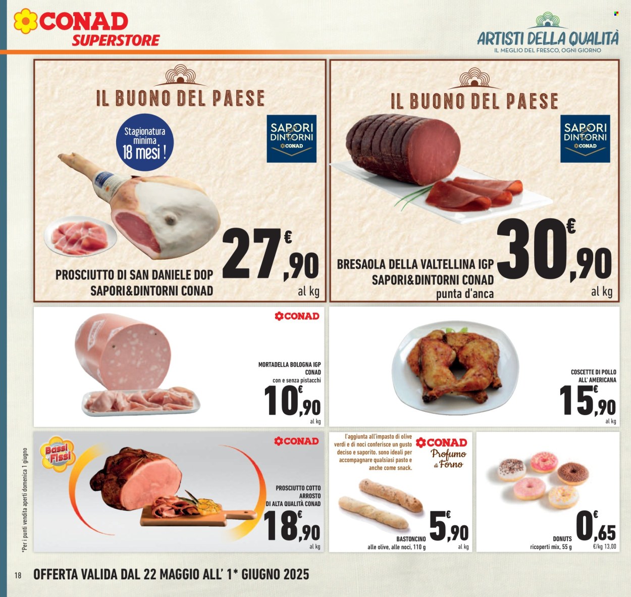 Volantino Conad Superstore - 22/5/2025 - 1/6/2025. Pagina 1