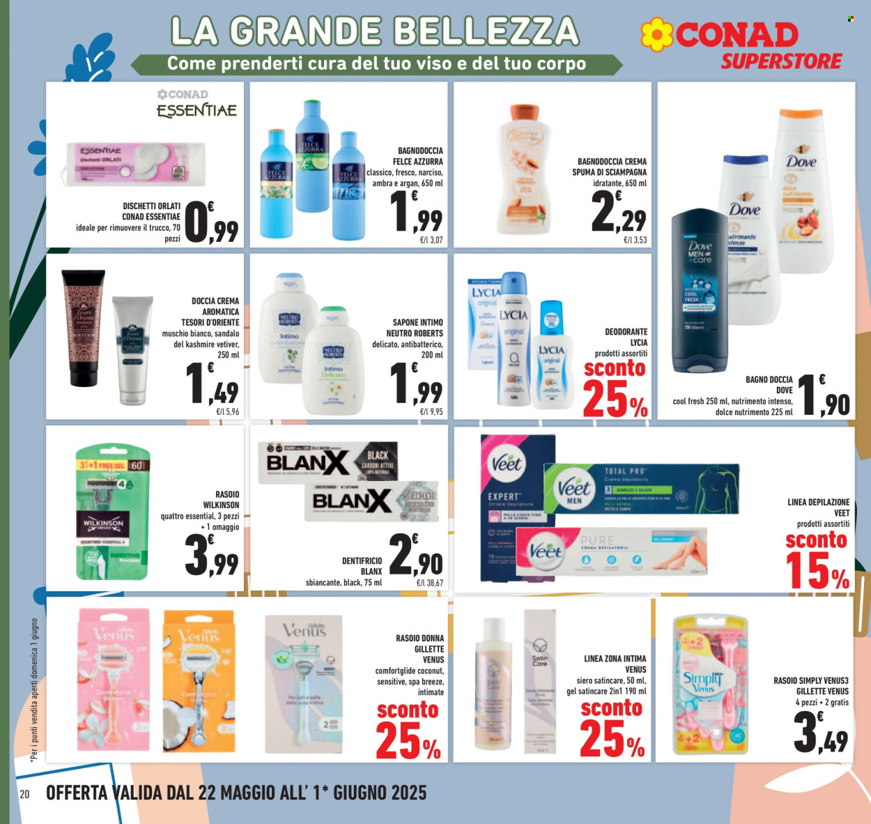 Volantino Conad Superstore - 22/5/2025 - 1/6/2025. Pagina 1
