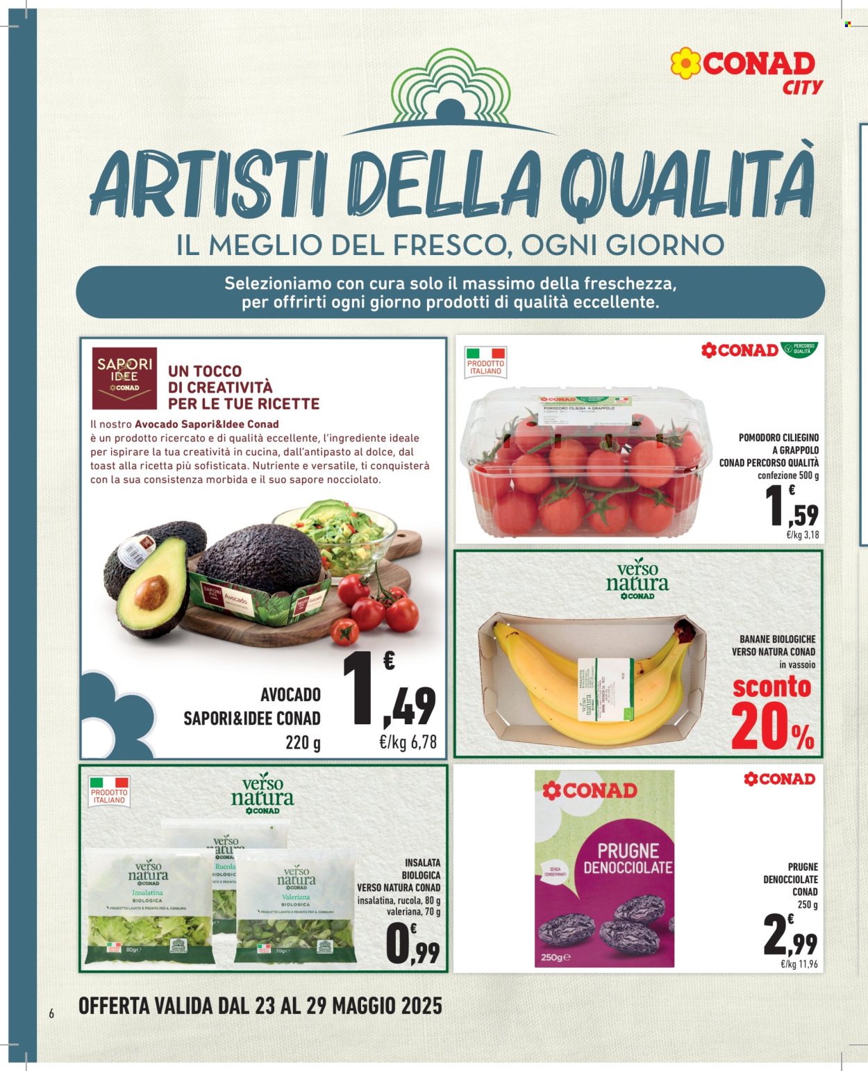Volantino Conad - 23/5/2025 - 29/5/2025. Pagina 1