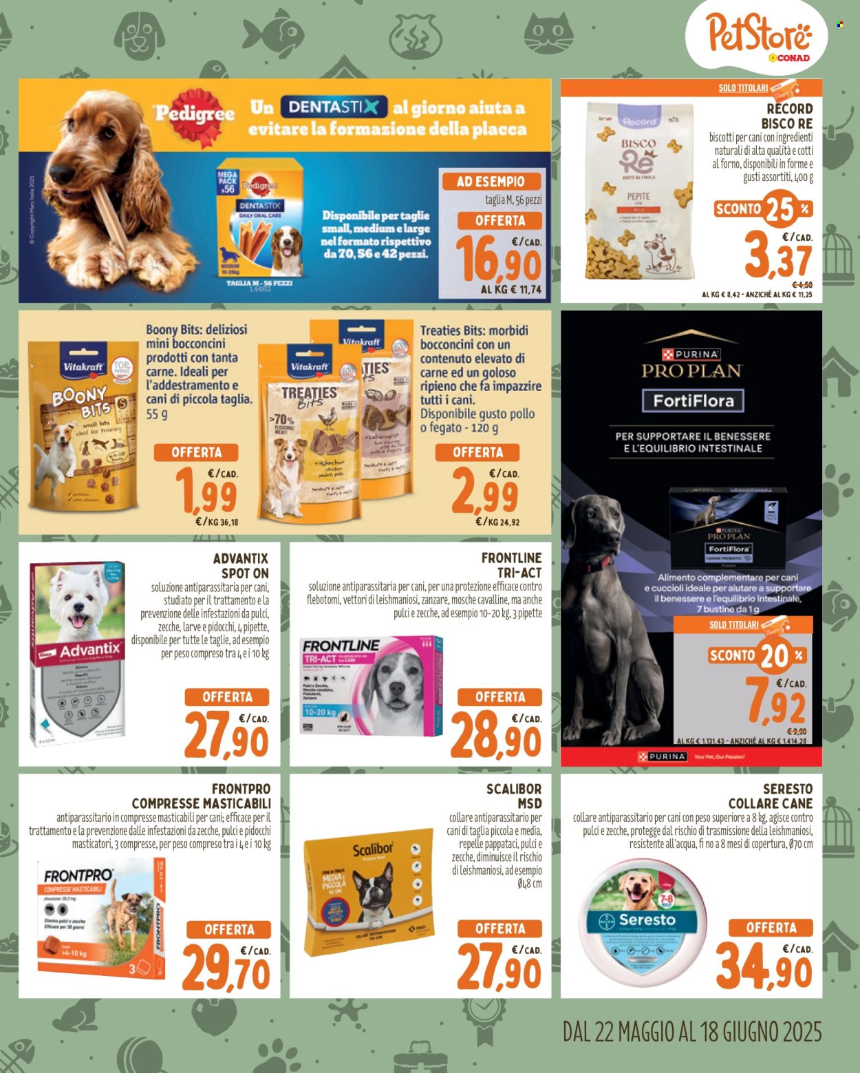 Volantino Pet Store Conad - 22/5/2025 - 18/6/2025. Pagina 1